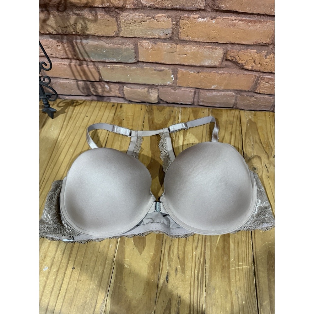 Torrid Curve Nude Lace Tan 48 C Front Clasp Basics Sexy Plus Size